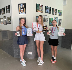 РТТ Областные Соревнования "Турнир на призы Федерации тенниса Тульской области" Прошина Полина -1м! Кузякина Виктория-2м!